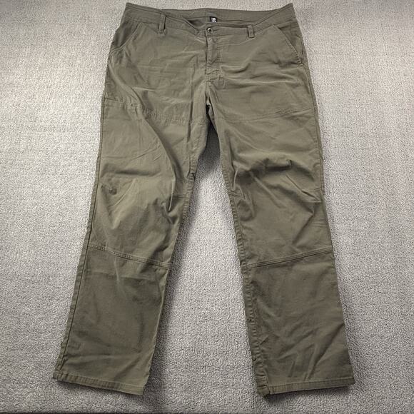 Mountain Hard Wear Pants Adult Size 42W 29L Green Outdoor Active Casual Men's - Picture 1 of 16